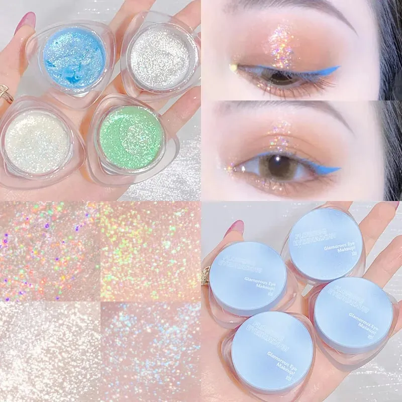 5pcs jenama MakeUp Beg Bertuah Mekap Kosmetik Kit hadiah Pembayang Mata Gincu Lipstik Kening Penyerlah lipbalm Kening Dihantar secara rawak beg bertuah — image 5