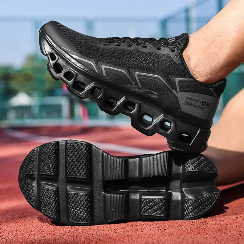 Scarpe da corsa da uomo Jogging Mesh traspirante Ammortizzazione Antiscivolo Scarpe di lusso per esterni Coppia Trainer Scarpe da ginnastica da corsa Scarpe fuoristrada — image 5