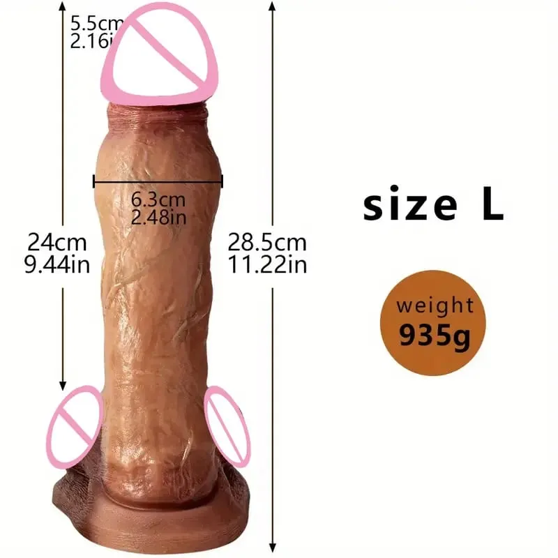 Besar Tebal Realistis Dildo Penis Besar Penetrasi Ganda Anal Plug Vagina Masturbasi Kontol Palsu Mainan Seks Dewasa untuk Wanita Sexuales — image 16