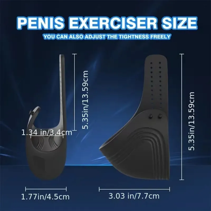 Männlicher Eichel-Massagegerät, Kneifen, Penis-Trainingsstimulator, Vibrator für Ejakulation, Verzögerungstraining, Vibrator, erwachsenes Sexspielzeug für Männer — image 3