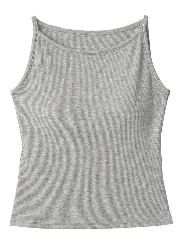 VEN 女性ボトム Tシャツ固体新スリムマイクロ弾性タンク胸クッション付きレディースキャミソールベスト女の子夏 2026
