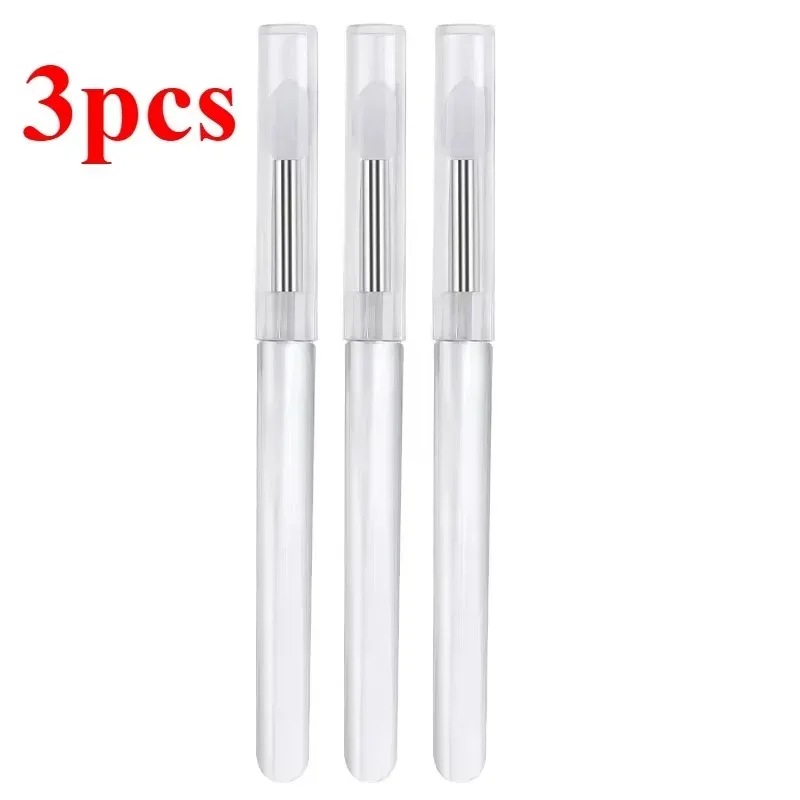 3/5/10PCS Wiederverwendbare Lippen Pinsel Silikon Lippen Maske Applikator Transparent Lippenstift Werkzeug Für Lip Gloss Lidschatten pinsel Make-Up-Tools — image 12