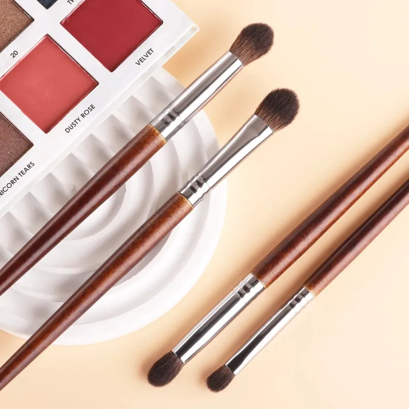 Set di pennelli per trucco naturale da 5 pezzi Kit di pennelli per trucco per ombretti per sfumare il pennello per trucco maquillage