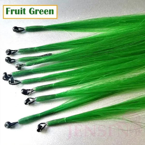 8D Natural Hair Extensions Human Hair 10pcs 0.5g/s Micro Ring 18Inch Micro Link Hair Loop Extension For Women variety of color — image 15
