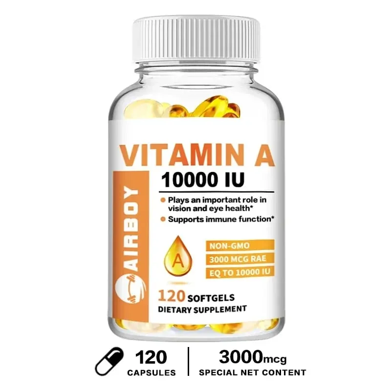 Vitamin A 10000IU - Supports Healthy Vision and Immune System Skin Health - Non-GMO Gluten FreeSupplements — image 9