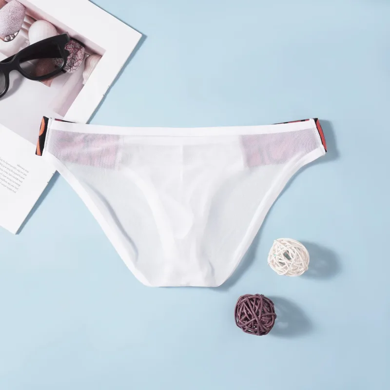 Nuovo slip uomo vita bassa alto filo forcella cotone U convesso comodo semplice slip uomo shorts testa GXSR — image 12