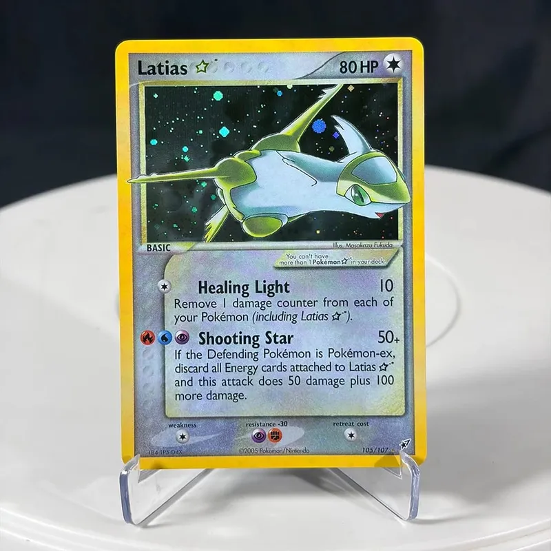 Karty proxy Seria EX Rayquaza Złota gwiazda Charizard Gengar Pikachu Hobby Hobby Kolekcje Kolekcja gier Karty Anime — image 23