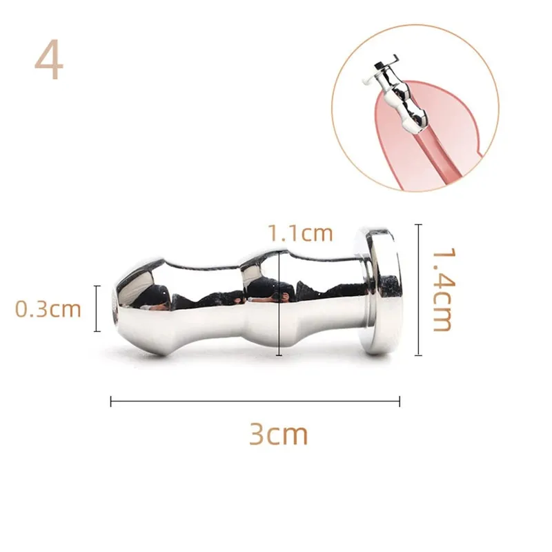 Maschio In Acciaio Inox Uretrale Plug Uretrale Dil Sounding Penis Plug Uretra Stimolare Dilatatore Masturbazione Asta Giocattoli Del Sesso Per Gli Uomini — image 17