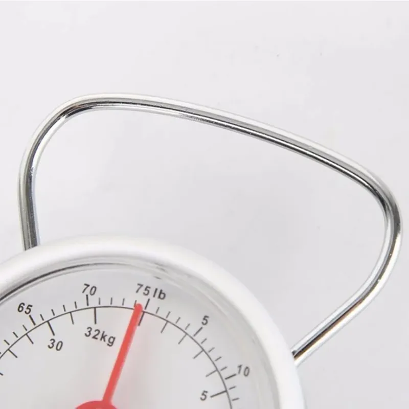 75 LB 휴대용 기계식 다이얼 스케일 교수형 주방 디지털 스케일 여행 수하물 테이프 측정으로 다목적 저울 무게 — image 5