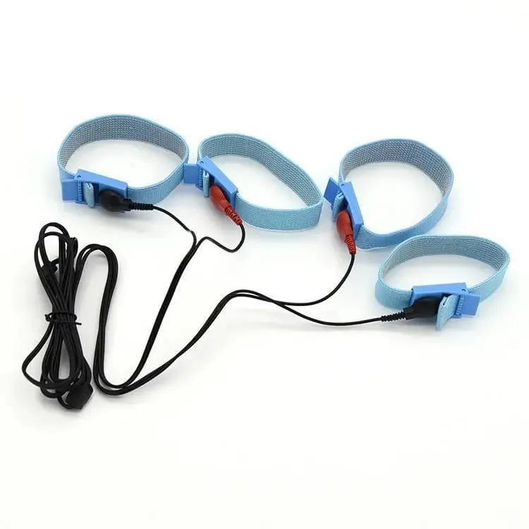 Fibres conductrices de choc électrique, anneau de pénis, extension de thérapie, Massage e-stim, Kit de produits sexuels BDSM Gay pour hommes, Masturbation — image 3