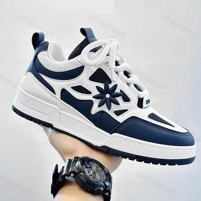 Chaussures vulcanisées à plateforme pour hommes, nouvelle mode, semelle épaisse accrue, respirantes, résistantes à l'usure, chaussures de sport décontractées pour hommes — image 5