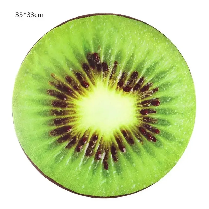 Oreiller de canapé de bureau de maternelle, coussin rond amusant, coussins de siège en fruits, coussins de chaise — image 7