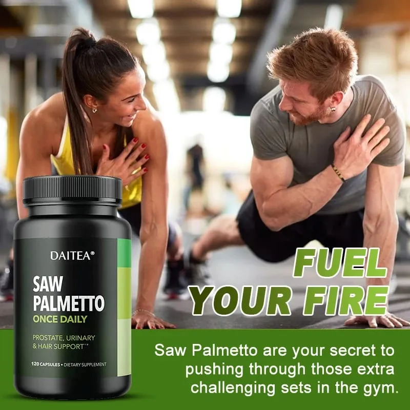 Daitea Saw Palm Capsule Supplément de santé de la Prostate soutient la santé des voies urinaires soutient la santé de la vessie favorise la croissance des cheveux — image 6