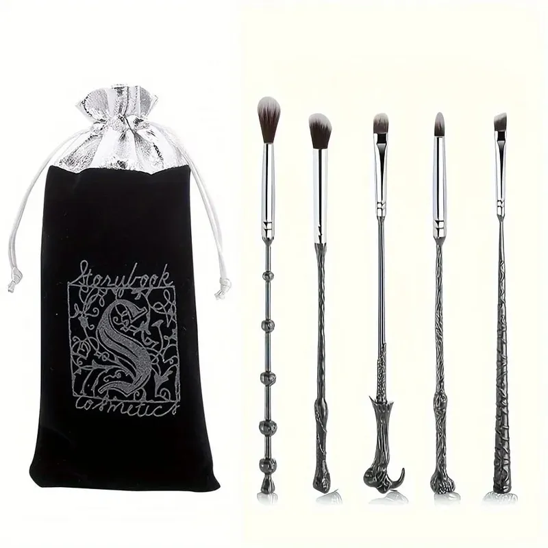 5-teiliges Zauberstab-Pinsel-Set, 5-teiliges Make-up-Pinsel-Set für Frauen