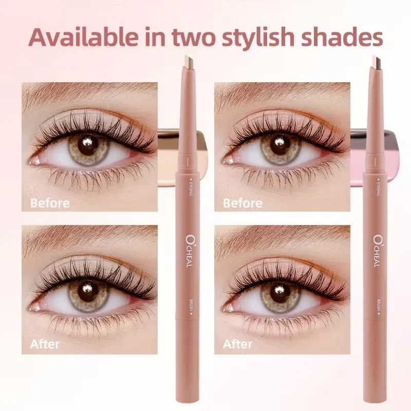 Double-Ended Liggende Zijderups Pen Natuurlijke Matte Shimmer Markeerstift Stick Langdurige Oog Bleekmiddel Voor Grotere Ogen Make-Up — image 6
