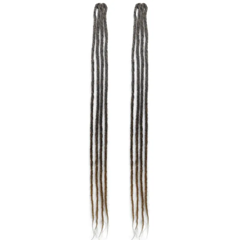 2 ชิ้นคลิปใน Braid Hair Extensions วิกผมสังเคราะห์ Dreadlock ผมชิ้น Bohemian อุปกรณ์เสริมผมสำหรับผู้หญิงทุกวัน/ปาร์ตี้ — image 9