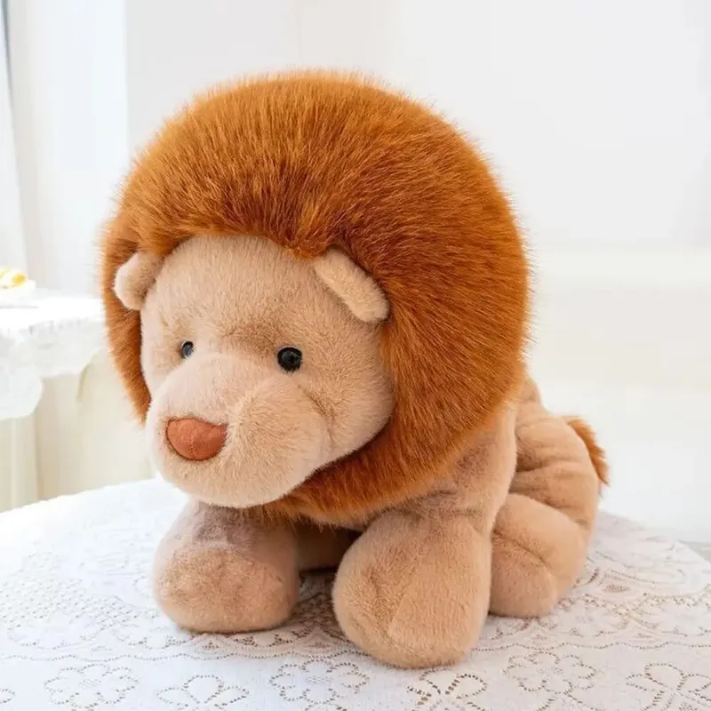 Regalo creativo Morbido Leone Peluche Peluche Cuscino Carino Animali di peluche da 15,8 pollici Peluche Supporto emotivo Peluche — image 7