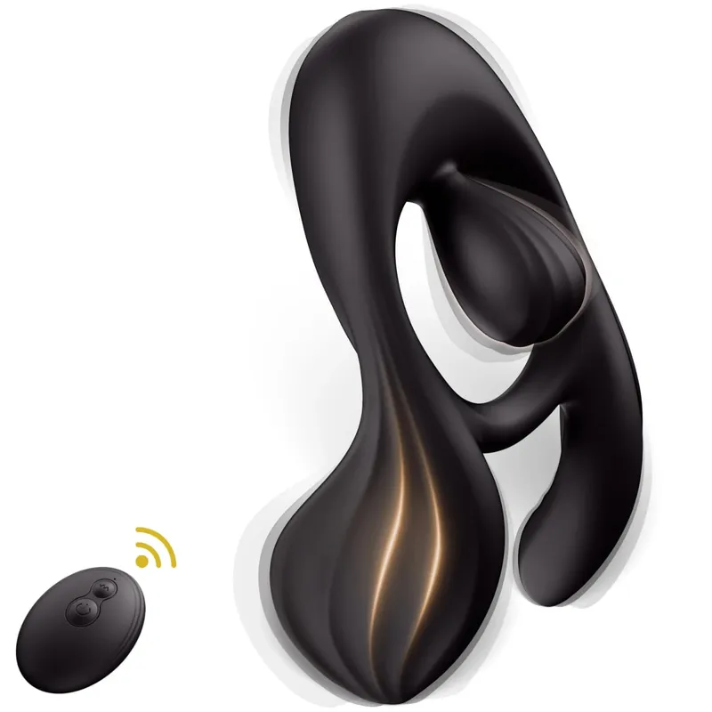 Vibrerende Cock Ring til Mænd Forsinket Ejakulation Testikel Vibrator Fjernbetjening Penis Ring Klit Stimulator Sexlegetøj til mænd — image 1