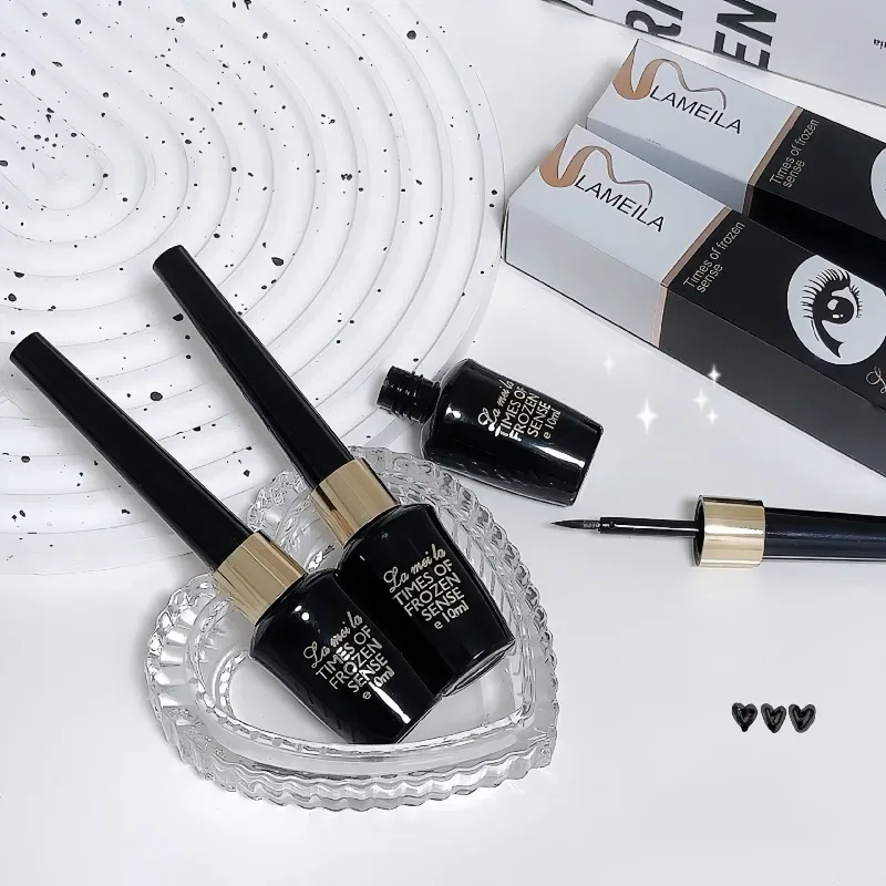 Black Liquid Eyeliner Ultra Fine Natural Smooth Eyeliner Lasting Waterproof Quick Dry Non-Smudging Eye Durable Makeup Cosmetics — image 4