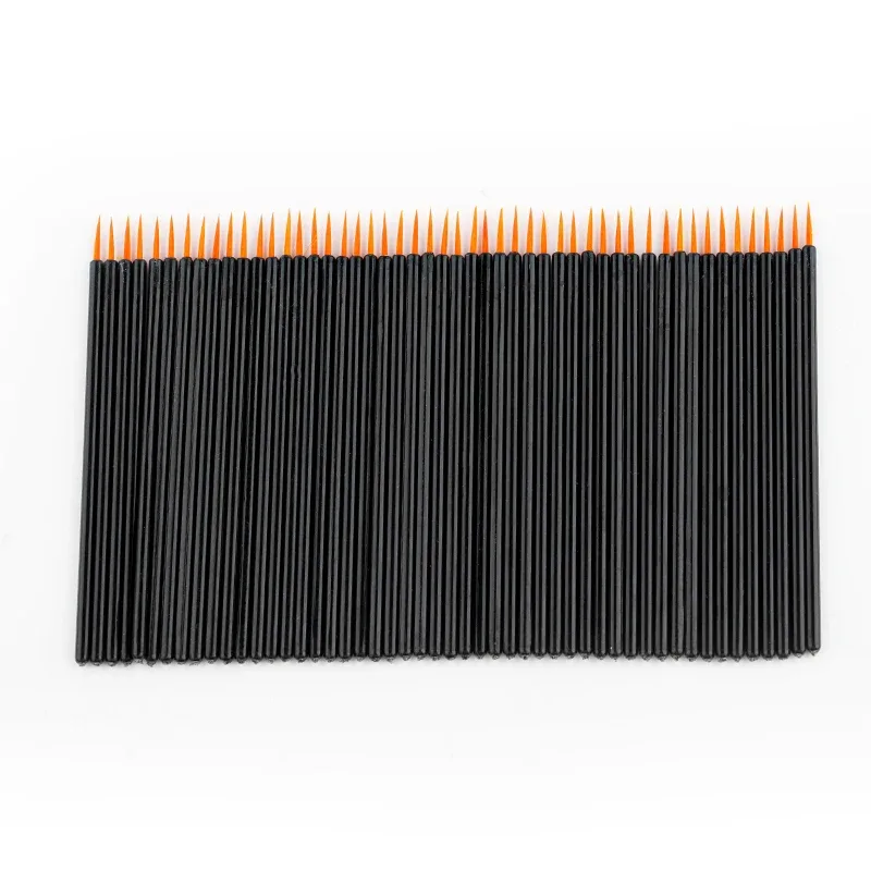 Nuovo 50/100 pezzi pennello eyeliner applicatore ombretto punta fine penne eyeliner pennelli estensione ciglia bacchette cosmetiche — image 4