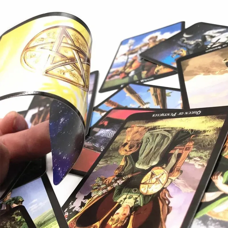 Witches Tarot Divination Board Game Anglická verze Začátečníci Fortune Family Party Zábavná stolní hra 78ks Hot Selling — image 3