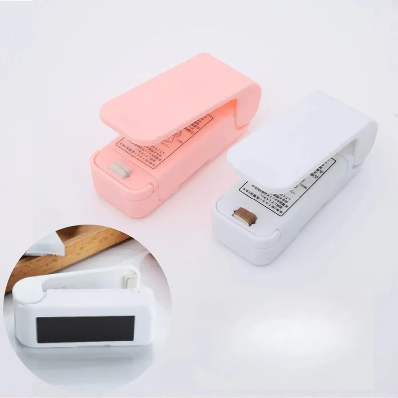 Mini Machine à sceller les sacs Hea, scelleuse de paquets, sacs alimentaires en plastique thermique — image 2