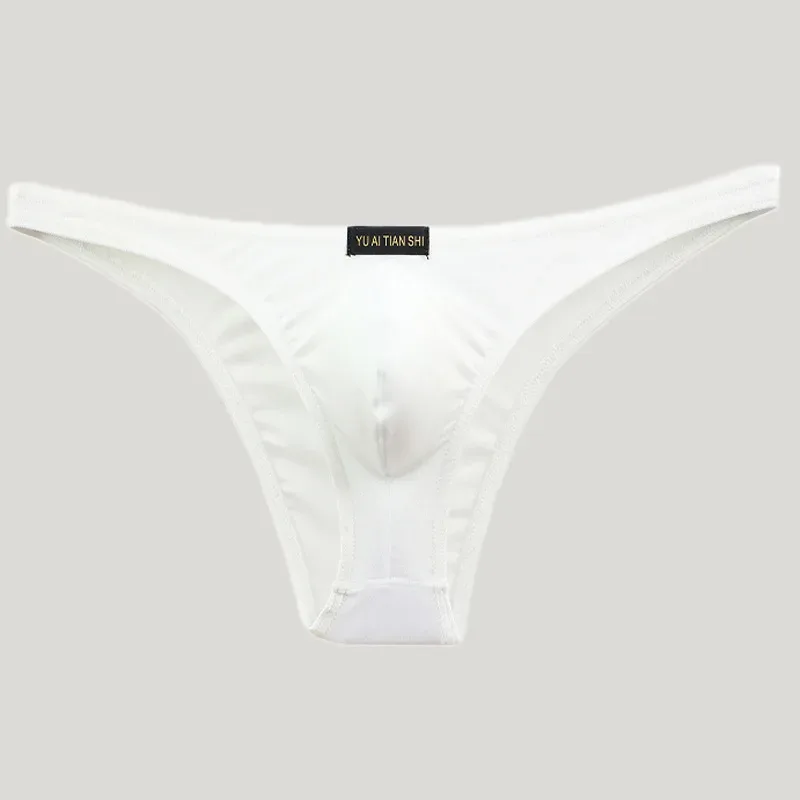 Sexy Underwear Men's Briefs Low Waist Nylon Jockstrap Mini Briefs Bikini Shorts Jockstrap Cueca Underpants Jockmail — image 12