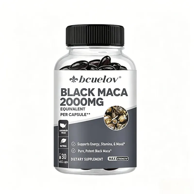 Μαύρες κάψουλες Maca 20000mg - Υποστηρίζει τη λειτουργία του εγκεφάλου Προωθεί την ανάπτυξη και την αποκατάσταση των μυών Super Απορρόφηση Βελτιώνει τη ζωτικότητα — image 8