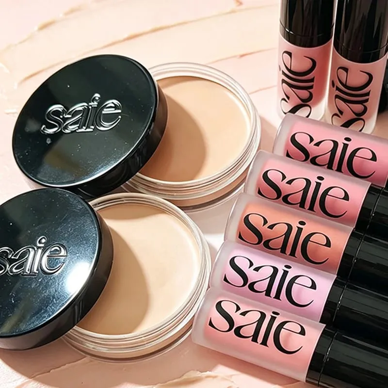 แฟชั่นSaie High Glossเนื้อยาวนานMoistและEasy To Push Away Liquid Blusher Facial Contourครีมผลิตภัณฑ์แต่งหน้า — image 2