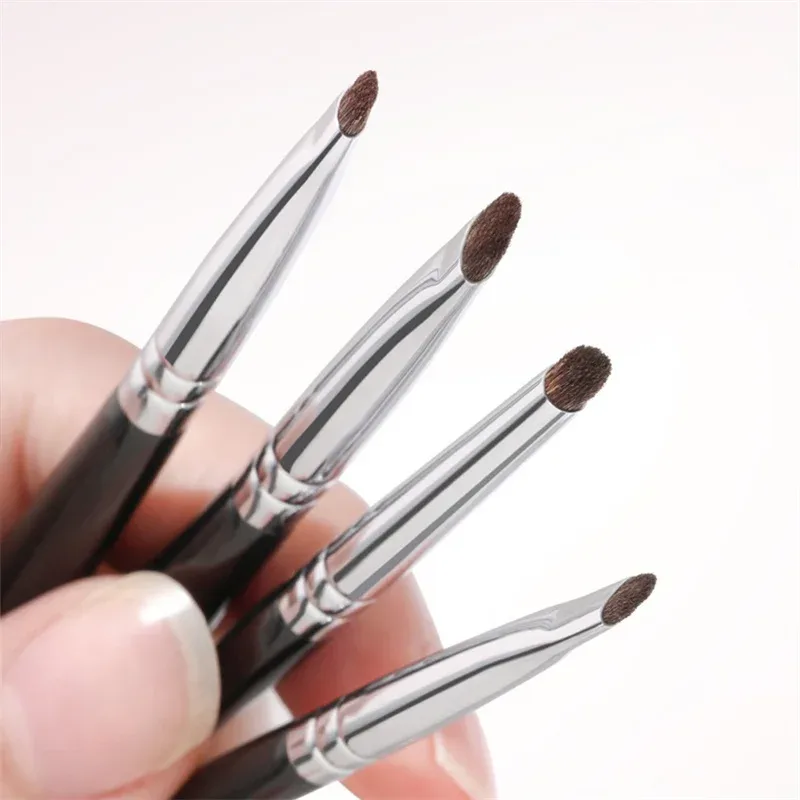 4Pcs Berus Pembayang Mata Halus Smudge Precision Eyeliner Berus Solek Kelopak Mata Penyerlah Berbaring Ulat Sutera Berus Solek Alat — image 2
