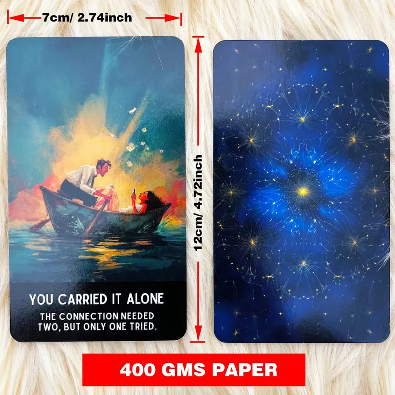 54 Carte Oracolo Verità sulle Relazioni 13x8 Cm Rivela Modelli di Comunicazione Gioco di Carte per la Crescita Personale Mazzo Intuitivo — image 5