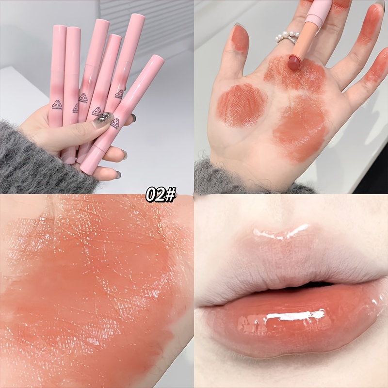 Rossetto idratante con lucentezza a specchio - tinta labbra waterproof a lunga tenuta in tonalità rosate per tutti i tipi di pelle — image 10