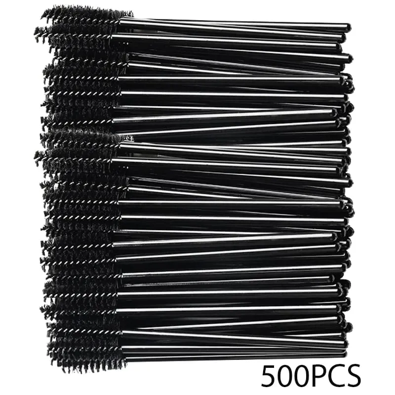 500Pcs Lash Brushes Eyelashes Extension Brush Kits Makeup Tool For EyelashMascara Wands Applicator Spoolers Tools Χονδρέμπορος — image 10