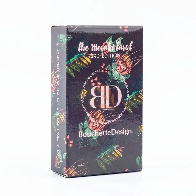 Mesahi Tarot 3rd Edition 79 การ์ดBouchette Designรุ่นภาษาอังกฤษครอบครัวและเพื่อนDivination Boardเกมสำหรับงานปาร์ตี้