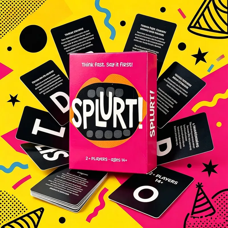 Gicler ! Jeu de cartes au rythme rapide – Pensez vite, dites-le, jeu de société de stratégie de première partie, activité de groupe pour la famille et les enfants, jouets cadeaux — image 4