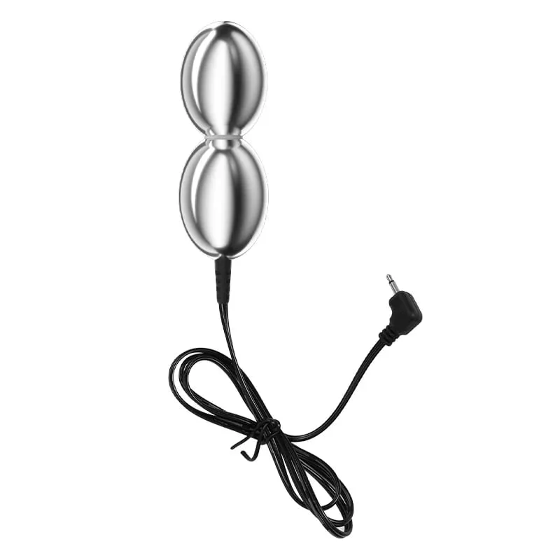 SM Elektrische Schock Doppel Kugeln Anal Butt Plug Prostata Massager E-stim Sex Spielzeug Für Männer Homosexuell Frauen Vagina stimulation Ass Dilatator