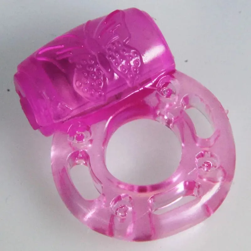 Fingerring-Vibrator, elastischer Silikon-Penis, vibrierender Klitoris-Massagegerät, Cockring-Spielzeug, Sexspielzeug für Erwachsene, Produkte für Männer — image 4