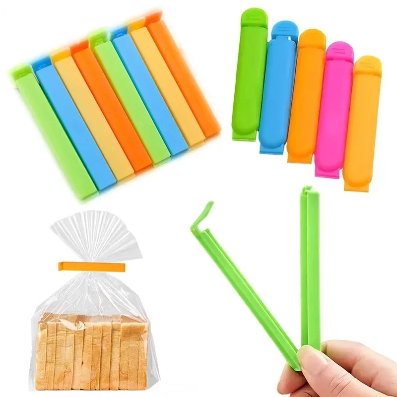 10-20 pz/set Clip di Tenuta Colorata Riutilizzabile Snack di Stoccaggio Sigillante Morsetto Gadget Da Cucina per Il Cibo Conservazione Fresca A Prova di Umidità ZYF — image 2