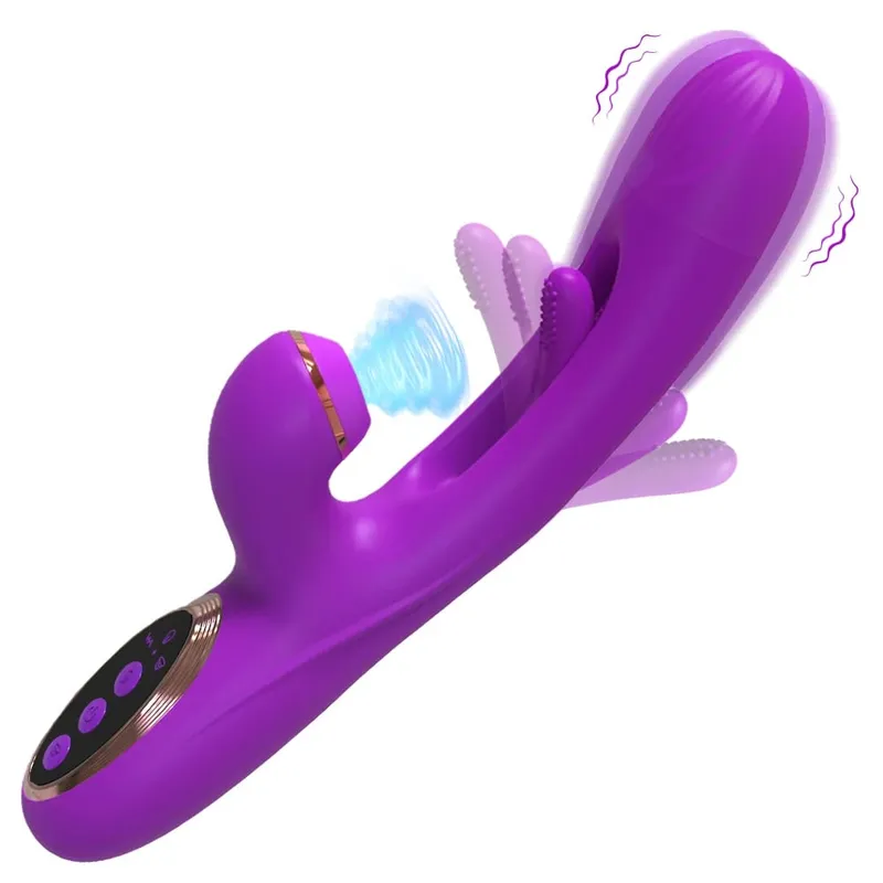 Tapping Flapping Vibrator for Women Clitoris Clit Sucker Stimulator Powerful Sex Toy Woman Female Rabbit Sucking Vibrators — image 10