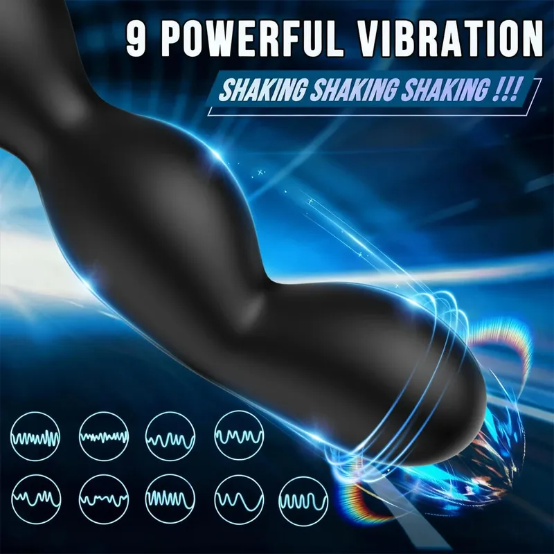 Aplikasi Bluetooth Anal Plug Vibrator untuk Pria Pemijat Prostat Nirkabel Remote Butt Plug Bergetar Mainan Seks Dewasa untuk Wanita Pria Gay — image 2