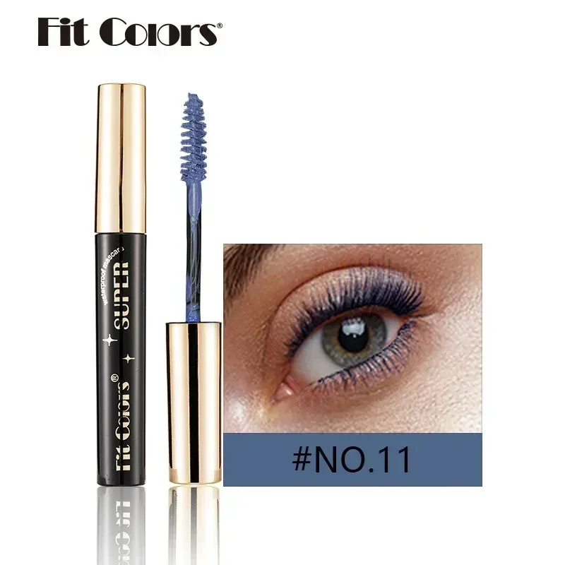 Gekleurde Mascara Make-up 4D Zijdeachtige Natuurlijke Lange Wimpers Mascara Waterproof Langdurige Uitbreiding Dikke Blijvende Curling Mascara — image 25