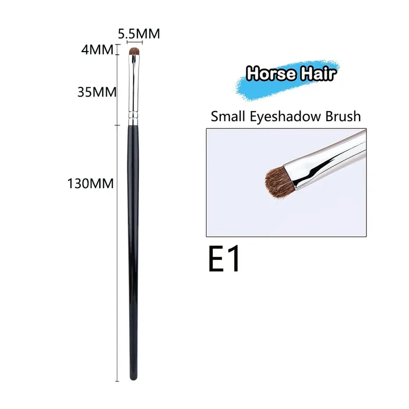 Small Smoky Liner Makeup Brushes Eyeliner Smudge Brush Precision Smudge Makeup Brush Horse Hair Eyeshadow Smudge Brush — image 20