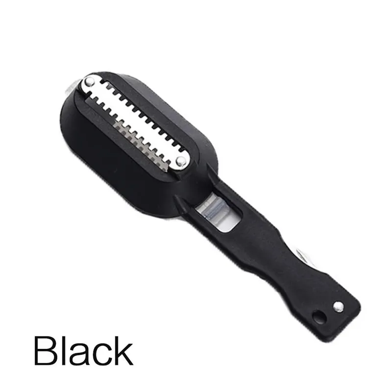 Cepillo multifunción para raspar escamas de pescado, desmontaje de cuchillo de pescado, limpieza rápida de escamas de pescado, herramienta de cocina para el hogar