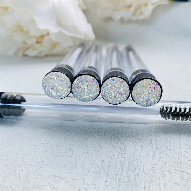10 pz Riutilizzabile Ciglia Pennello Tubo per Estensione Ciglia Usa E Getta Mascara Bacchette Sopracciglio Applicatore Pennello Ciglia Pennelli — image 17