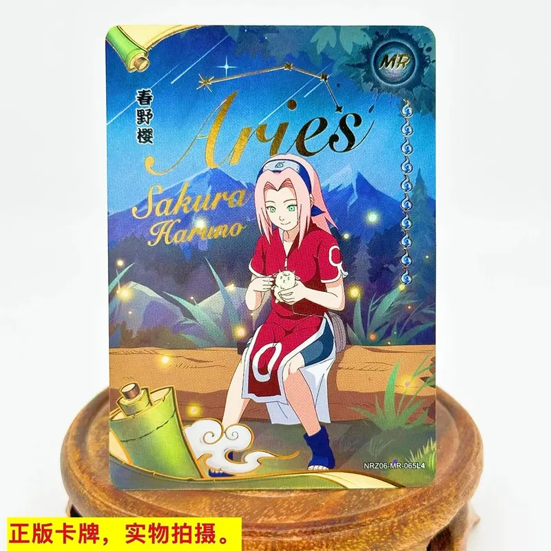 MR CARD serie 38 ~ 72 NARUTO Haruno Sakura Uchiha Sasuke juego de bronceado tarjeta de colección regalo de cumpleaños de Navidad — image 4