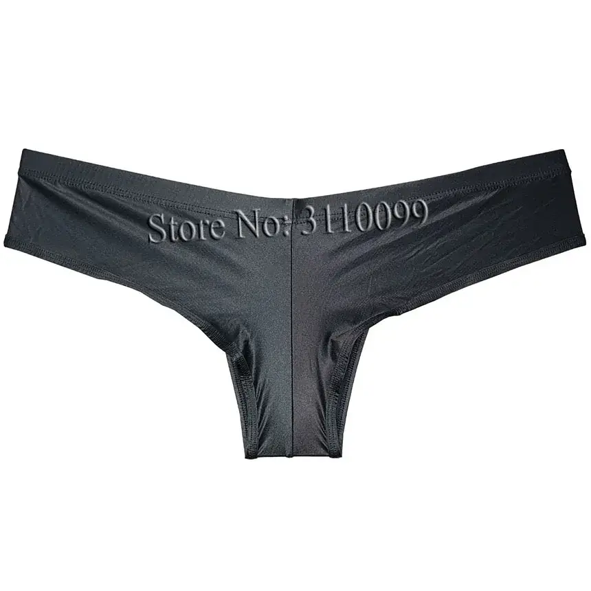 Seluar Dalam Peninju Bikini Sutera Berkilat Mini Lelaki Seluar Dalam Meningkatkan Pouch Bikini Boxer — image 2