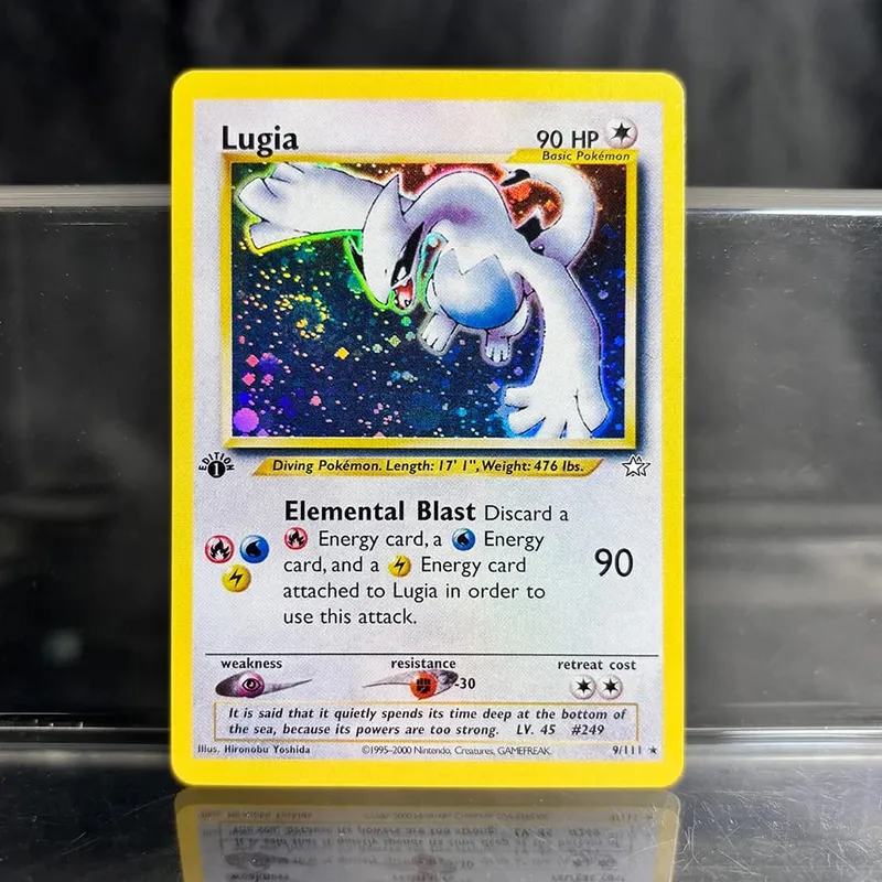 Holografische PKM-Einzelkarten, Charizard EX, Pikachu, 1. Auflage, Neo Mewtu, PTCG-Ersatzkarten, Sammlung, Kampfkarten, Spielzeug, Geschenke — image 6