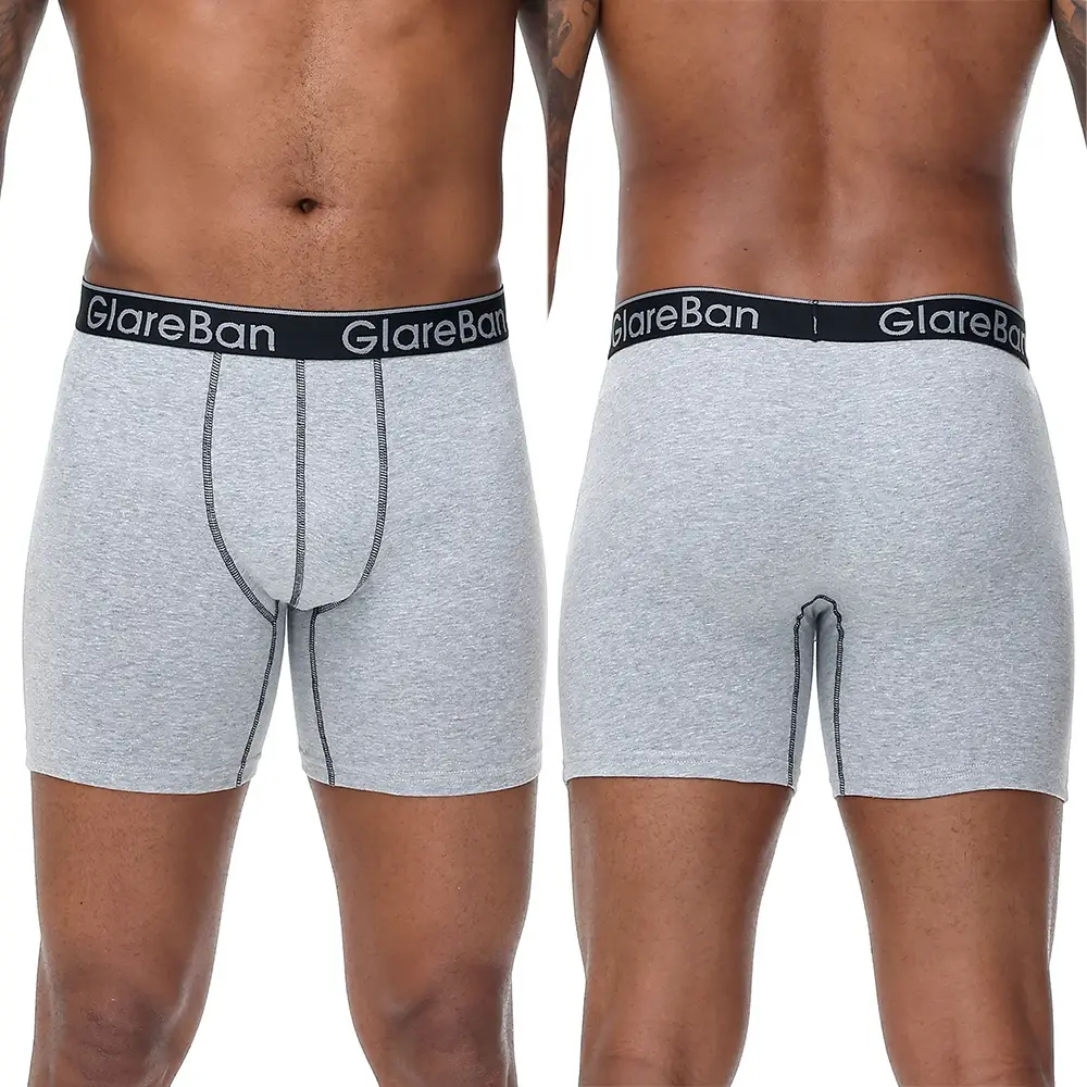 5pc Set Mid-Long Random Cotton Boxer Shorts Men Underwear Male Underpants for Men Boxershorts Slips Soft Panties Brand Briefs — image 5