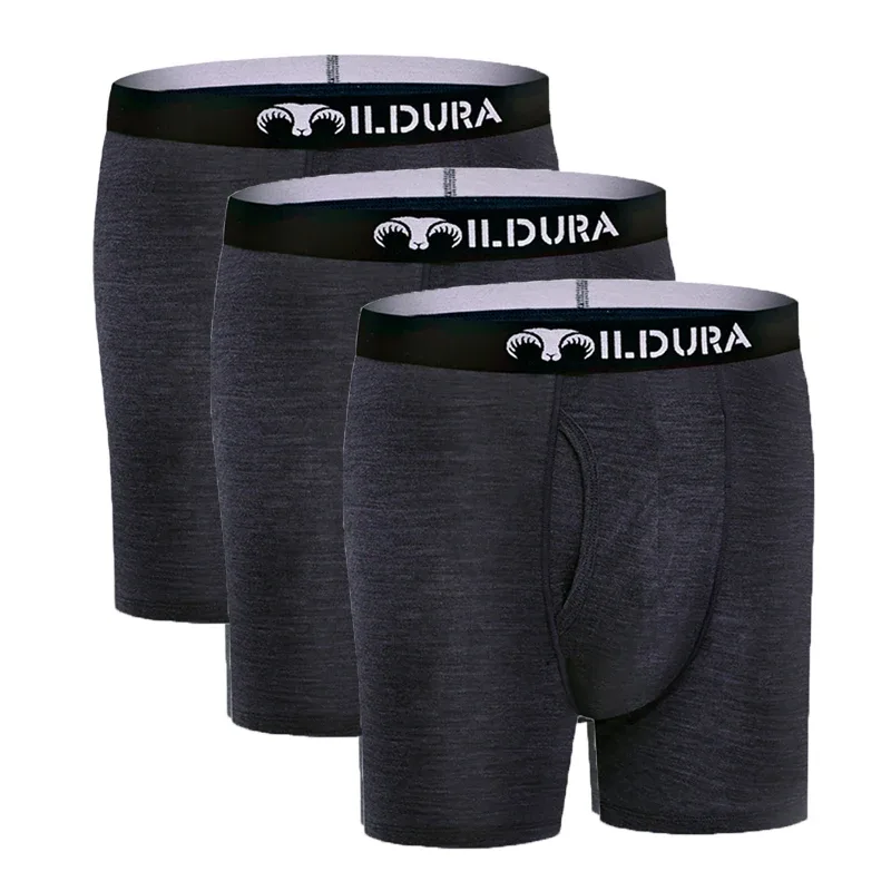 100% Merino Wool Boxer Briefs Men Underwear Merino Wool Boxer Underpants Men Boxer Brief Moisture Wicking Breathable Soft 180G — image 16