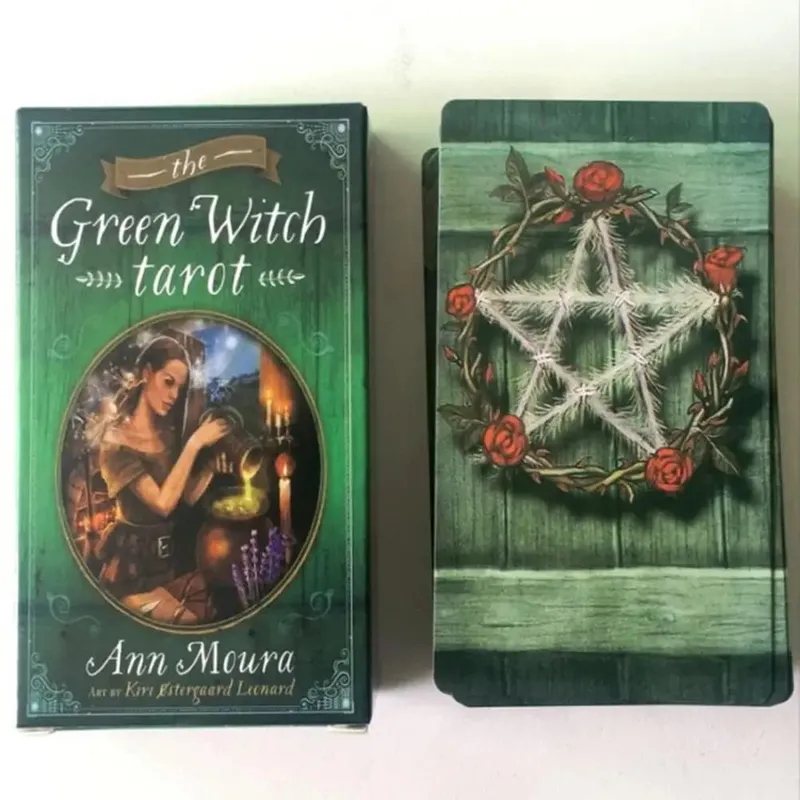 Mới Bộ Bài Tarot Oracle Thẻ Bí Ẩn Bói Toán Phù Thủy Xanh Thẻ Bài Tarot Cho Nữ Cô Gái Thẻ Trò Chơi Board Game